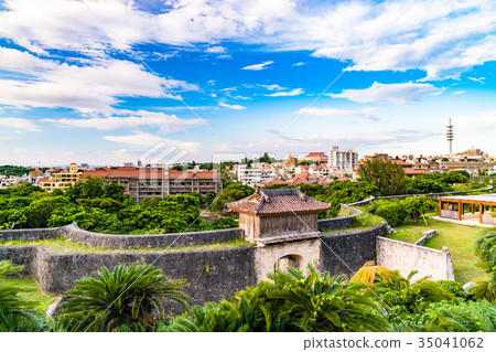 "Okinawa Prefecture" Cityscape seen from Shuri Castle "Okinawa Prefecture" Cityscape seen from Shuri Castle 35041062