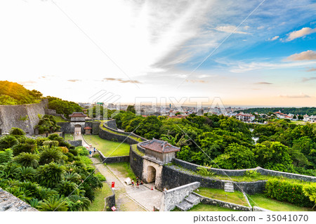 "Okinawa Prefecture" Cityscape seen from Shuri Castle "Okinawa Prefecture" Cityscape seen from Shuri Castle 35041070