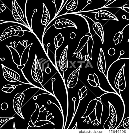 Seamless floral pattern Seamless floral pattern 35044208