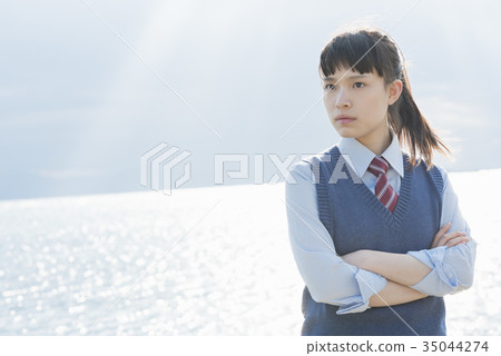 high school girl high school girl 35044274