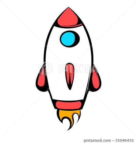Rocket icon, icon cartoon 35046450