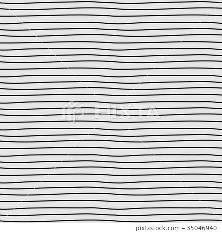 Pattern With Lines Hand Drawn. 35046940