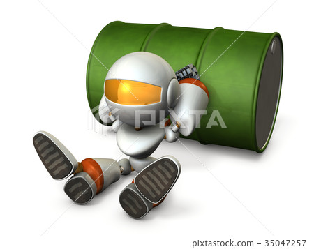 一個機器人，他的腿脾氣暴躁 35047257