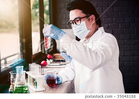 scientist working in science and chemical health 35048188