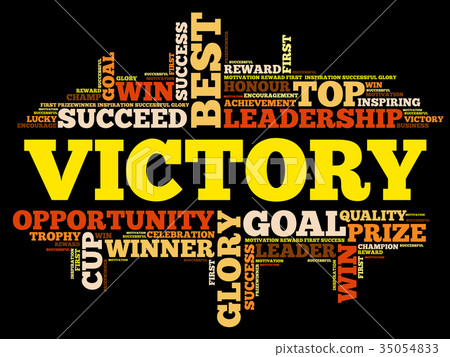 Victory word cloud Victory word cloud 35054833