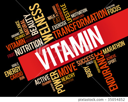 VITAMIN word cloud 35054852