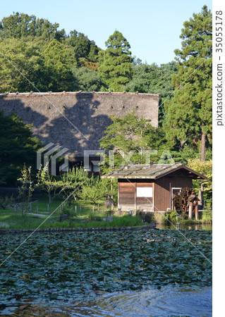 A house with a roofed roof A house with a roofed roof 35055178