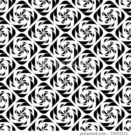 Black and white geometric seamless pattern Black and white geometric seamless pattern 35055531