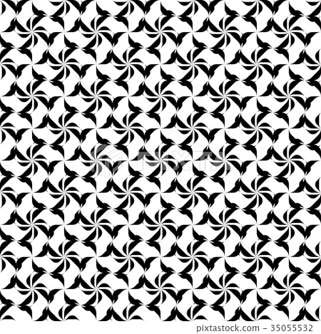 Black and white geometric seamless pattern Black and white geometric seamless pattern 35055532