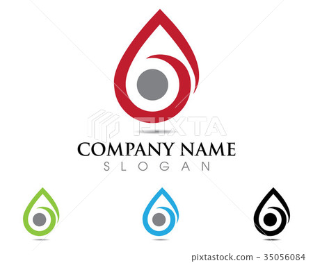 water drop Logo Template water drop Logo Template 35056084