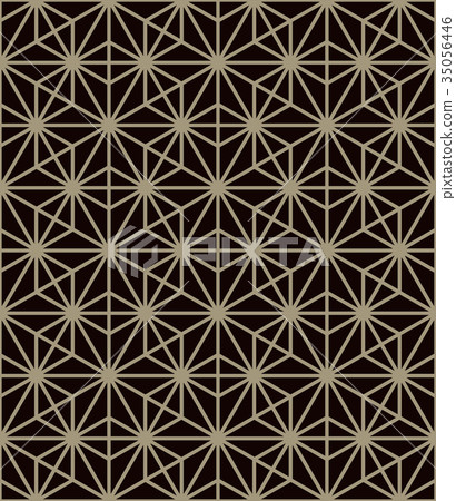 Traditional japanese pattern. Geometric background Traditional japanese pattern. Geometric background 35056446