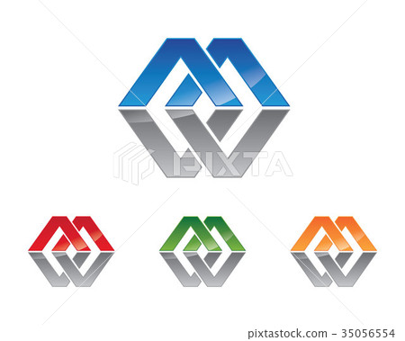 M Letter Logo M Letter Logo 35056554