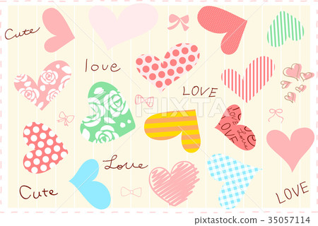 Heart ribbon icon 35057114