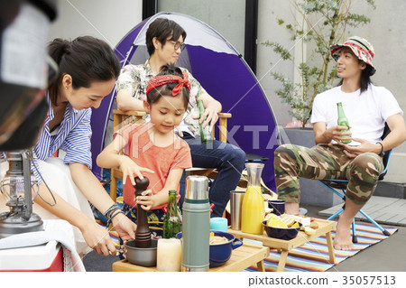 Outdoor party on the veranda 35057513