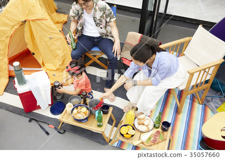 Outdoor party on the veranda 35057660