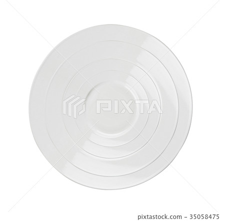 Empty plates isolated Empty plates isolated 35058475