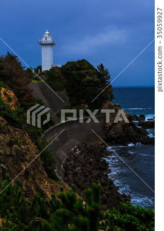 Sunset at Anjozaki Lighthouse Shima City, Mie Prefecture 35059927