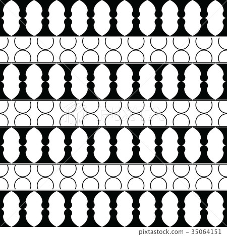Street lamps seamless pattern. -插圖素材 [35064151] - PIXTA圖庫