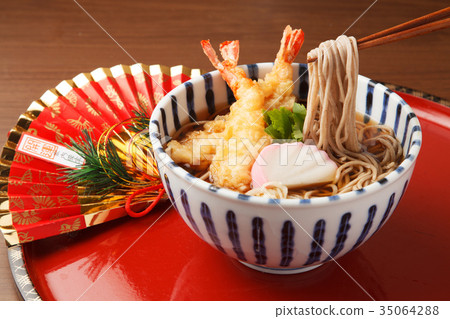 Tempura soba 35064288