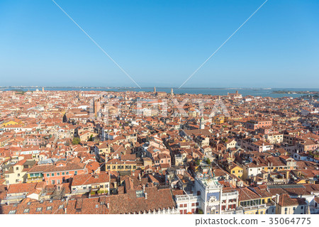 從鐘樓的威尼斯聖馬可視圖 35064775