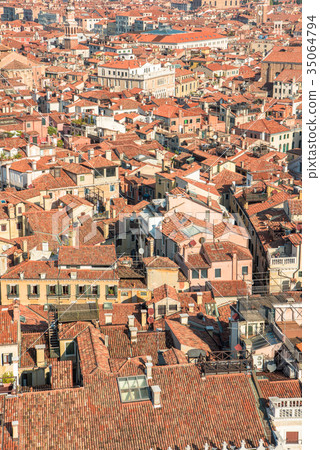 從鐘樓的威尼斯聖馬可視圖 35064794