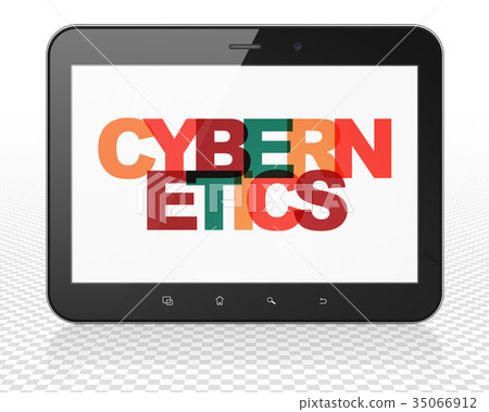Science concept: Tablet Pc Computer with 35066912