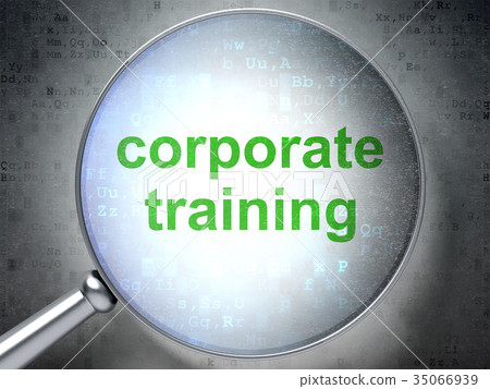 Learning concept: Corporate Training with optical 35066939