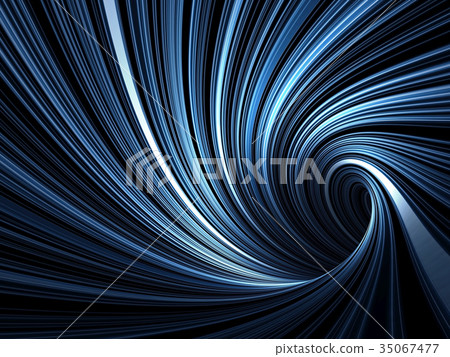 Abstract digital background, dark blue spiral 3d - Stock Illustration ...