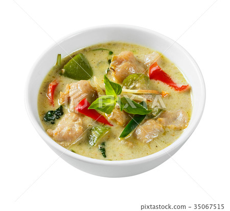 Clown knifefish ball green curry Clown knifefish ball green curry 35067515