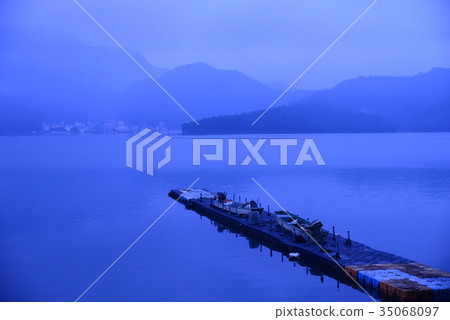 Scenery morning view morning fog pier lake mountain morning morning sun moon lake taiwan mountain building lakeside tourist attraction mysterious mirage Scenery morning view morning fog pier lake mountain morning morning sun moon lake taiwan mountain building lakeside tourist attraction mysterious mirage 35068097