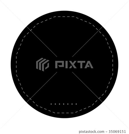 Isolated empty sale label Isolated empty sale label 35069151