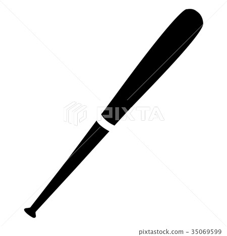 Isolated baseball bat 35069599
