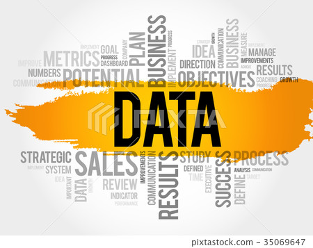 DATA word cloud collage 35069647