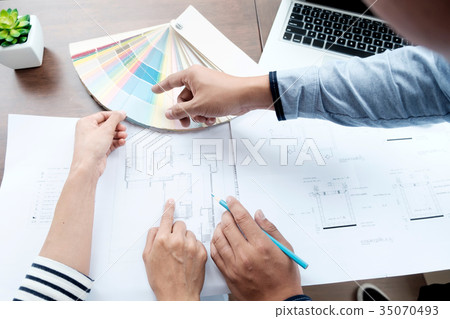 Select colour form colour swatch for house project Select colour form colour swatch for house project 35070493