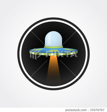 UFO icon logo UFO icon logo 35070767