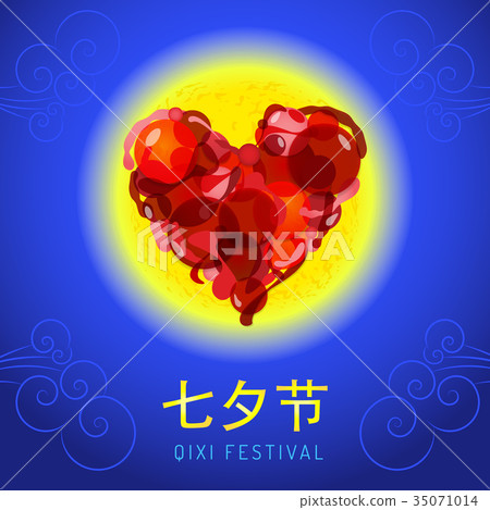 vector chinese Qixi festival. vector chinese Qixi festival. 35071014