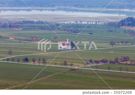 Bavaria. The village Schwangau. 35072209