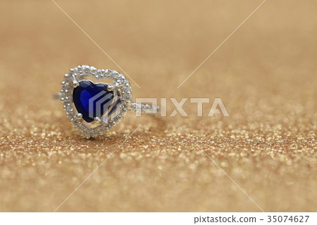 ring blue gemstone heart,Love Valentine day ring blue gemstone heart,Love Valentine day 35074627