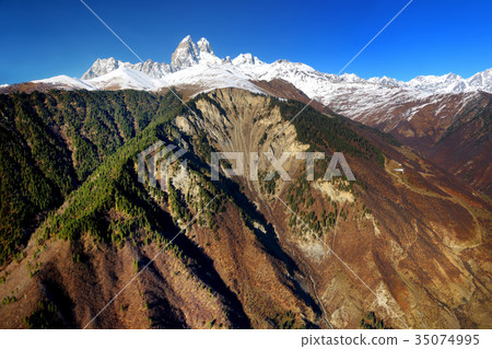 Spectacular Mount Ushba 35074995