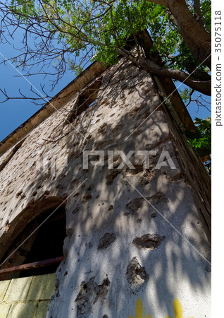 Mostar Civil War Scars 35075118