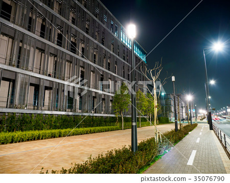 Toyosu market night view 35076790