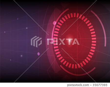 Red purple digital technology background elements Red purple digital technology background elements 35077393