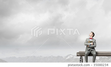 Nerd with book 35080234