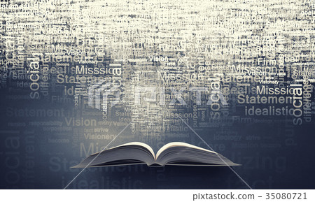 Opened book Opened book 35080721