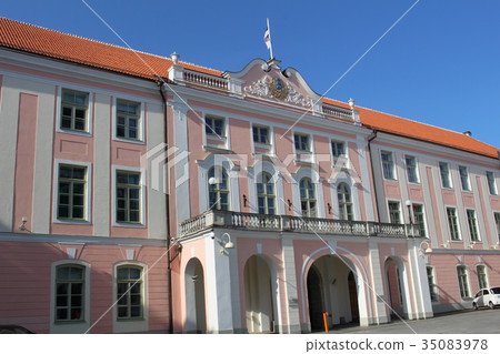 Toompea城堡議會大廈塔林愛沙尼亞波羅的海國家 Toompea城堡議會大廈塔林愛沙尼亞波羅的海國家 35083978