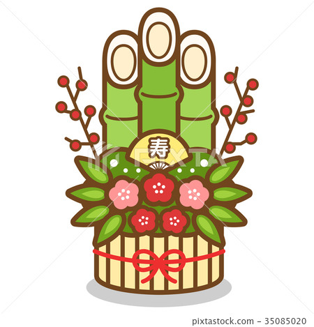 Illustration materialKadomatsu 01 35085020