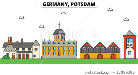 Germany, Potsdam. City skyline architecture 35089396