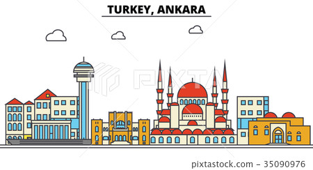 Turkey, Ankara. City skyline architecture 35090976