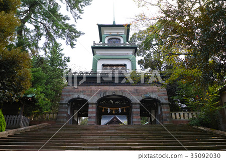[Important cultural property] Oyama Shrine Shinmon 35092030