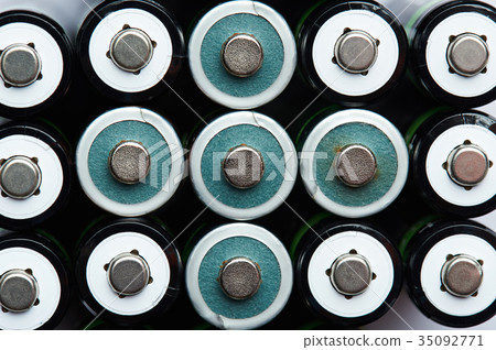 Plus sign from AA size battery 35092771